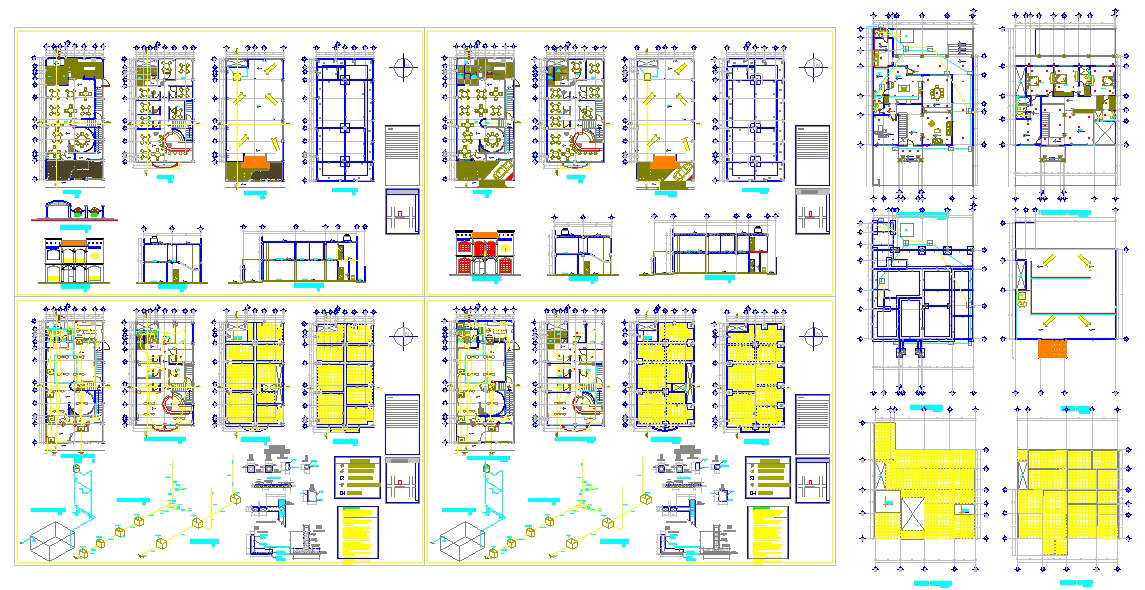 Large Restaurant plan detail