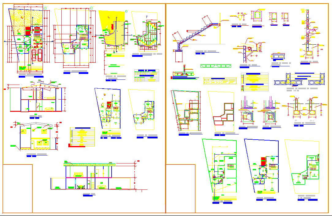 House constructions detail 