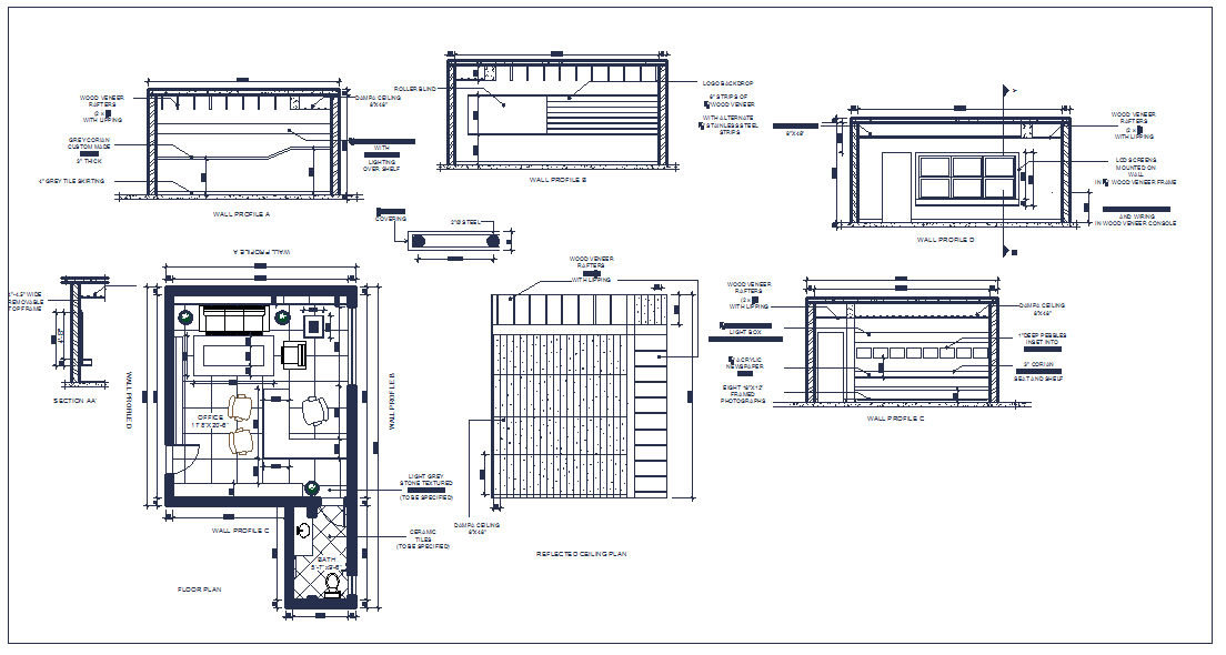 Office interior plan
