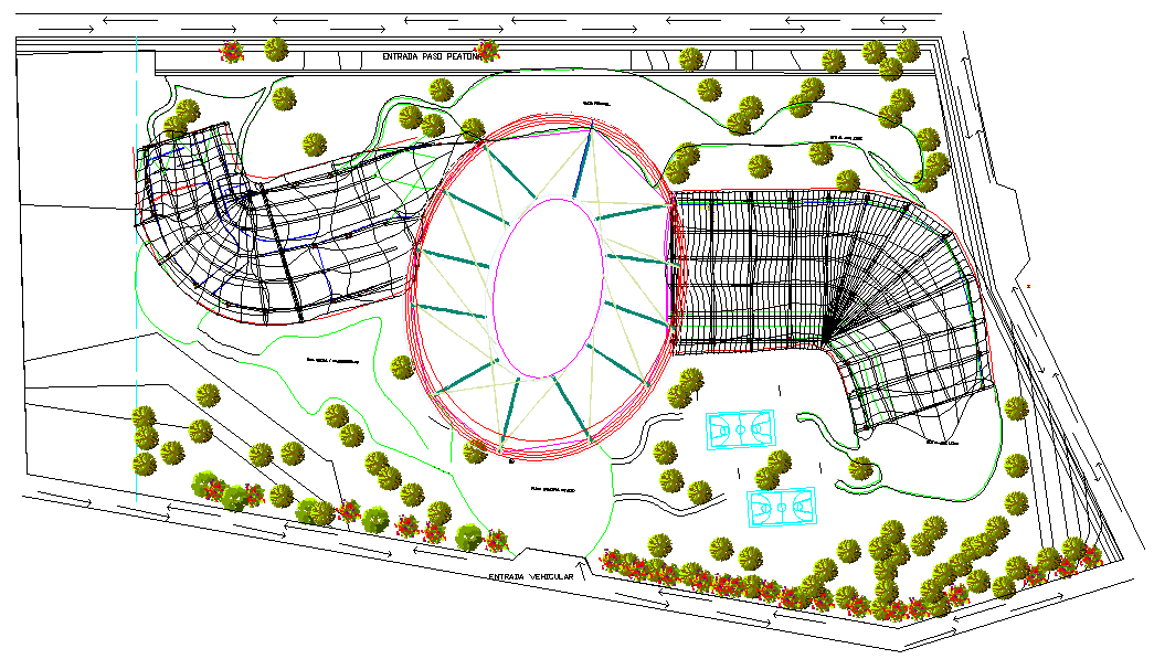 Sports complex plan