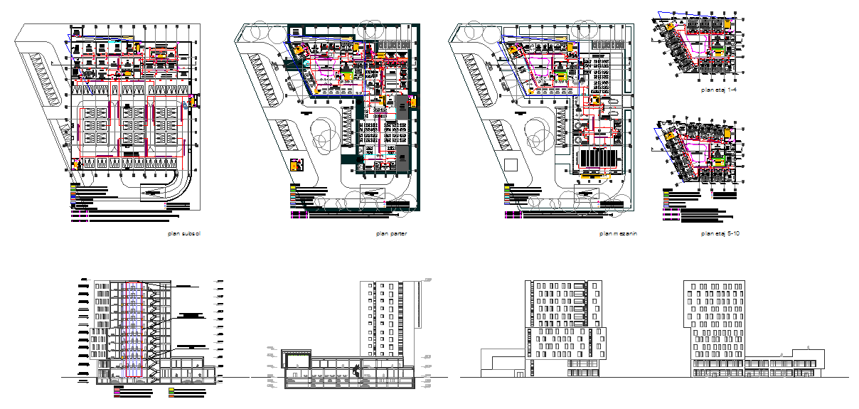 4 Star Hotel Detail Plan