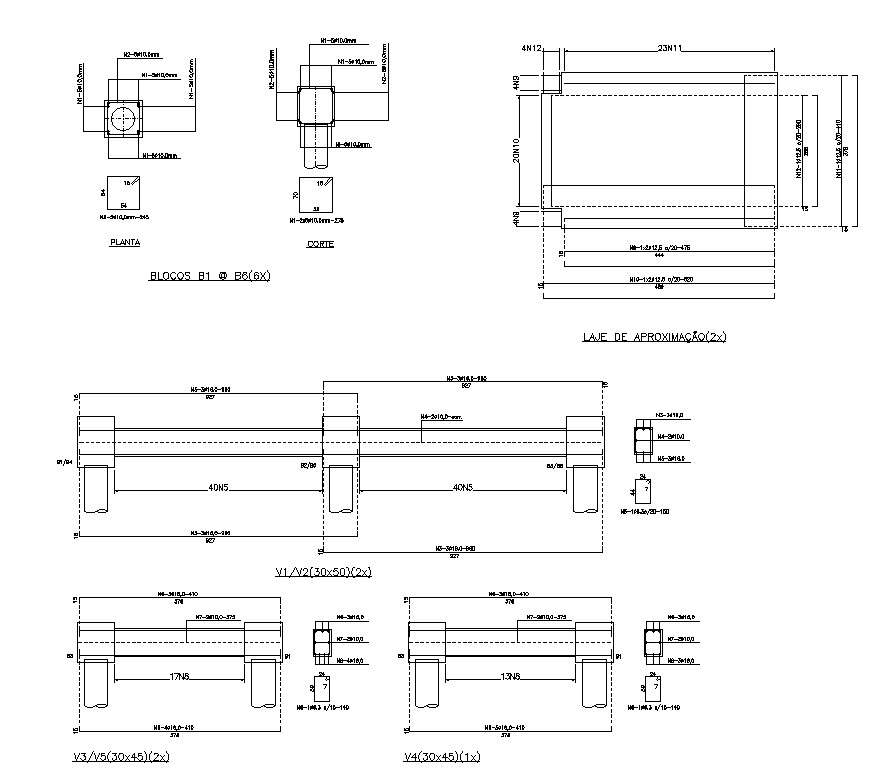 APPROACH SLAB detail design is given in AutoCAD 2D drawing, CAD file, dwg file