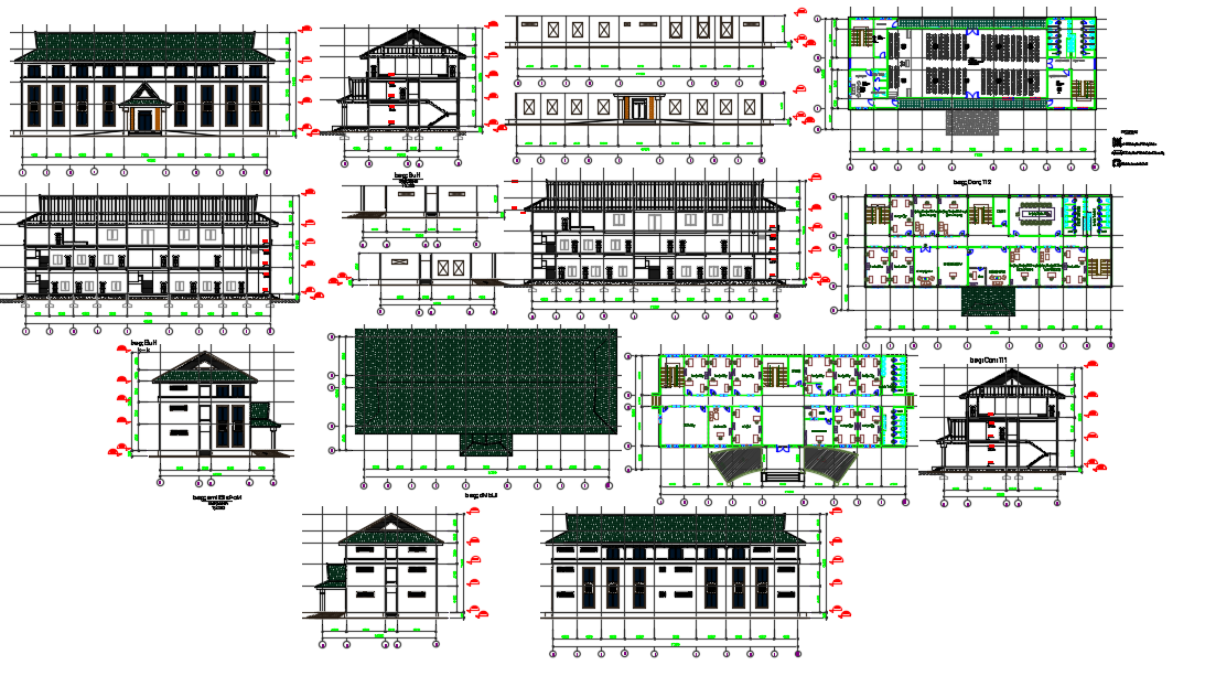 Aadmin Building Dwg file
