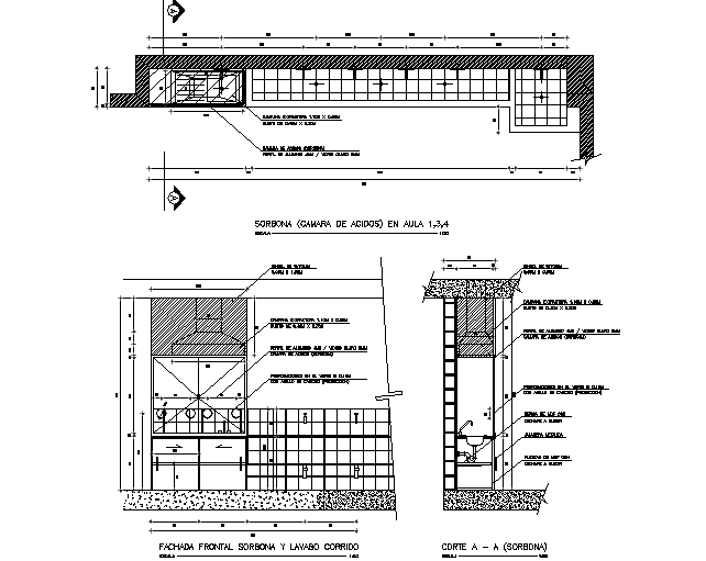 Acidosis chamber details dwg file