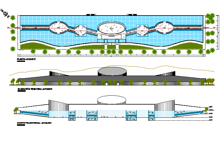 Acuario block detail dwg file