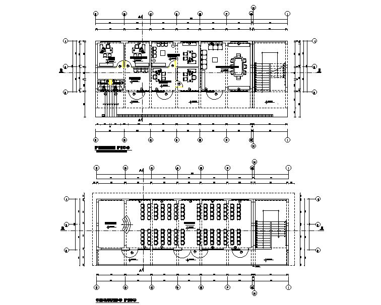 Admin office & Auditorium details of college plans are given in this Autocad file.  Download the Autocad file.