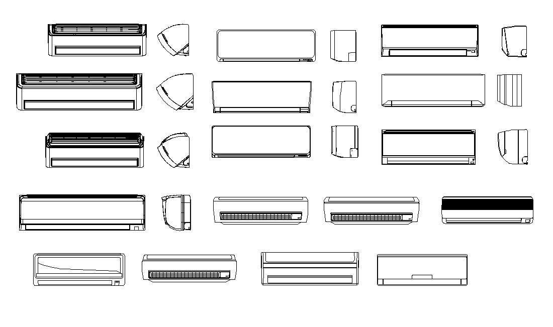 Air conditioning CAD Block Drawing Free Download DWG File
