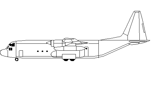 Aircraft side view details