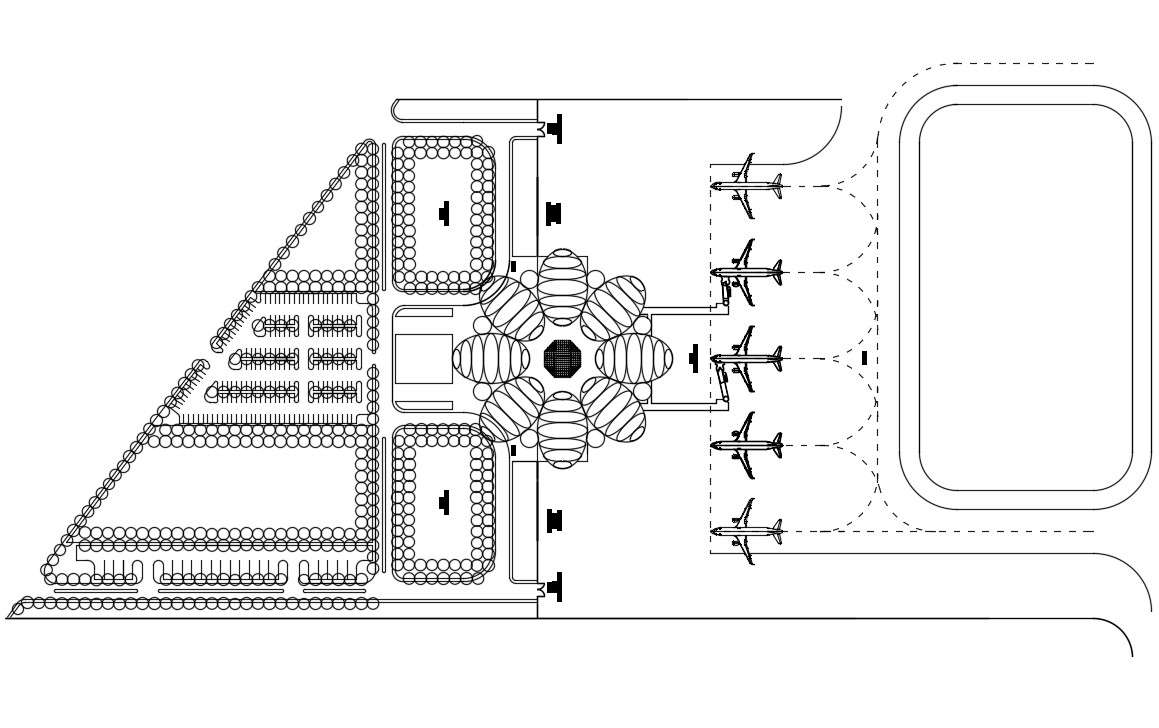 Airport Hangar Design Layout Plan