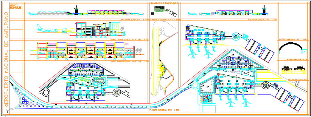 Airport traffic medium low