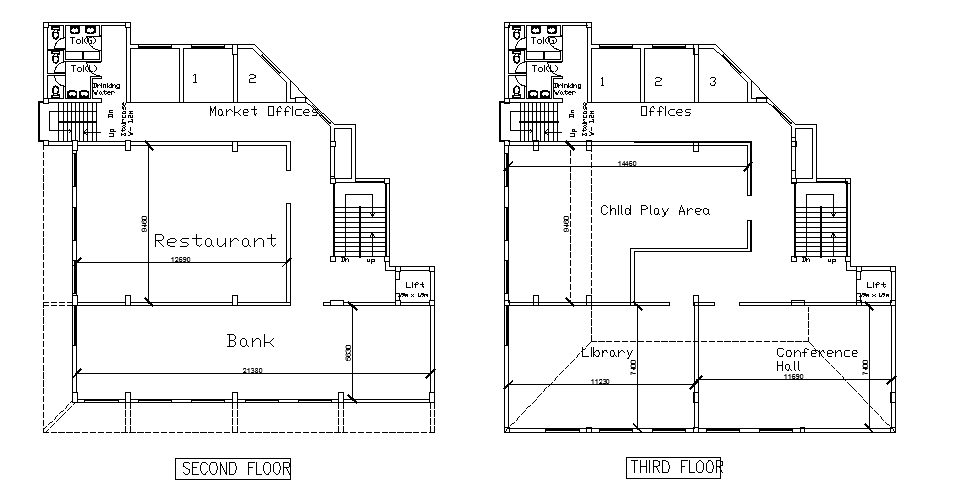 All floor details in a complex