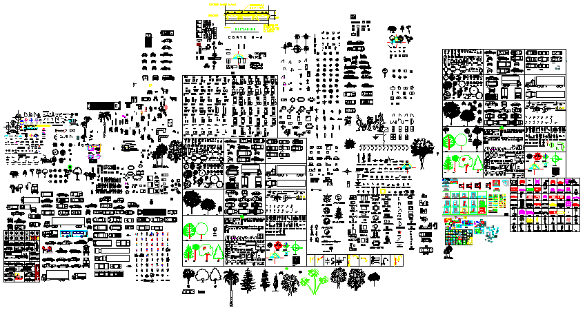 All type of Auto cad block design 