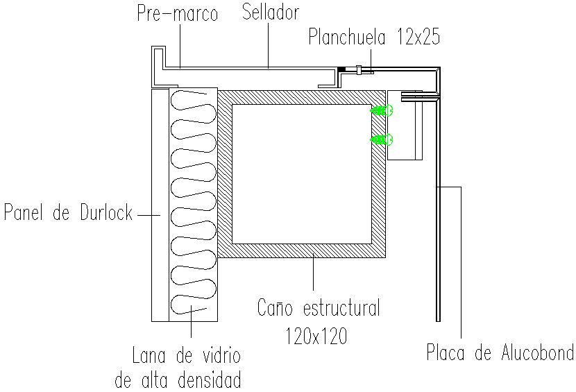 Alucobond framing union detail