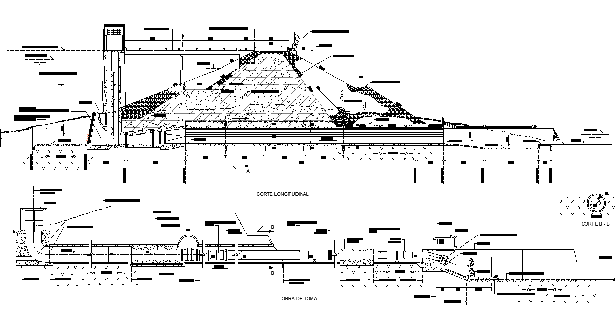 Alvaro obreg on dam detail dwg file