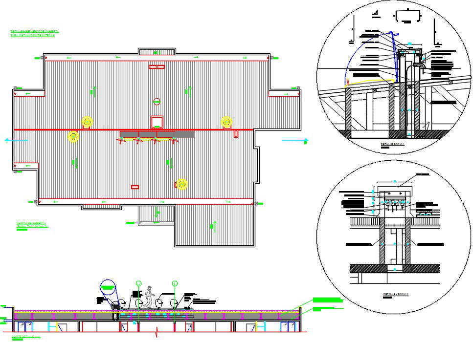 Anatomy Roof Drawing Free Download DWG File