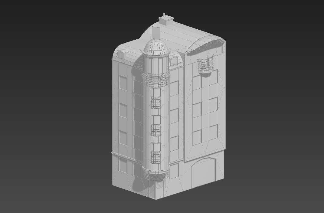 Apartment 3D Historical Elevation In 3D MAX File Free Download