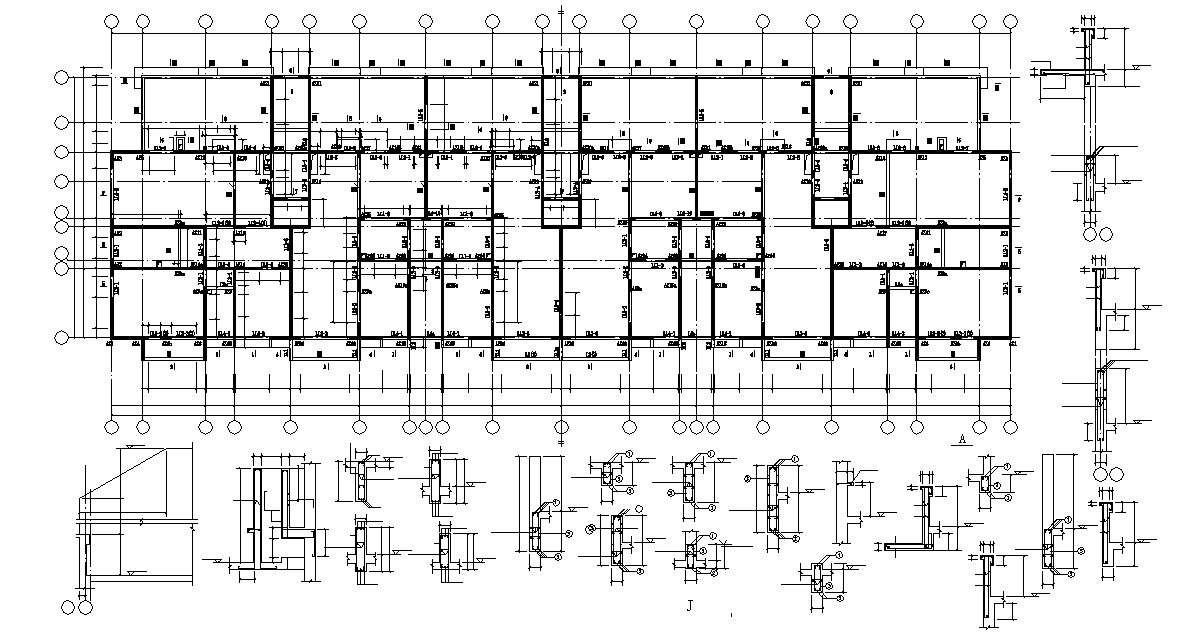 Apartment Beam Layout Plan 