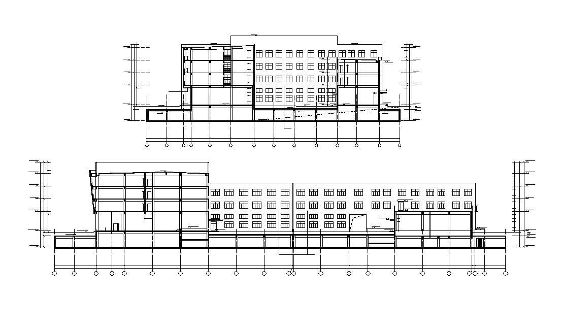 Commercial Building 3D AutoCAD File for CAD Layout Drawing files