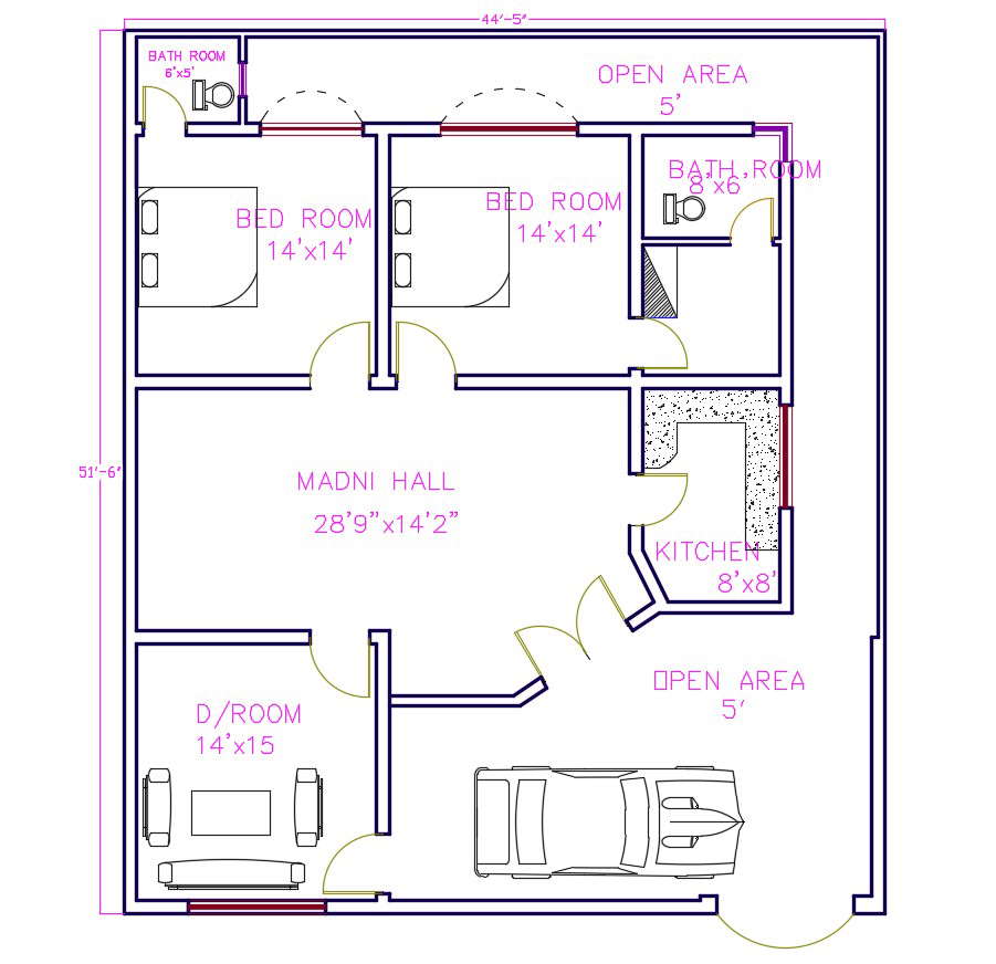 Apartment Floor dwg 