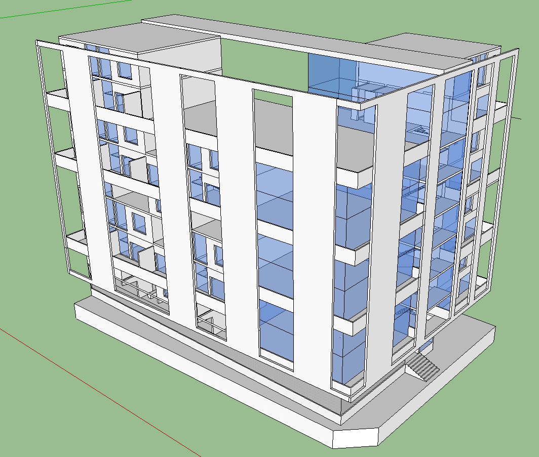 Download Apartment Layout SKP File