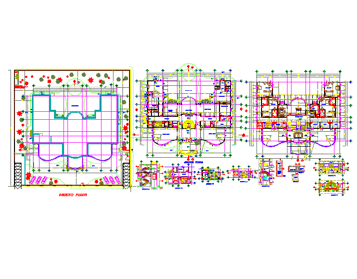 Apartment House Lay-out Architecture design