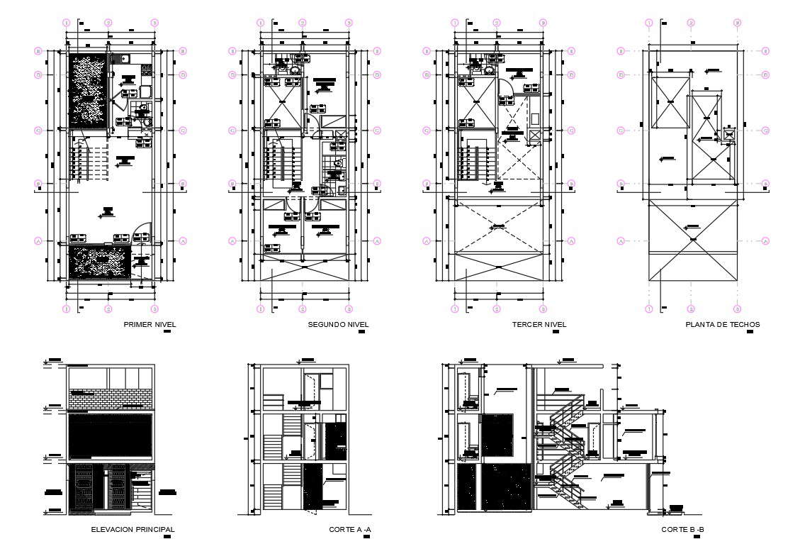 Apartment Plan In AutoCAD File