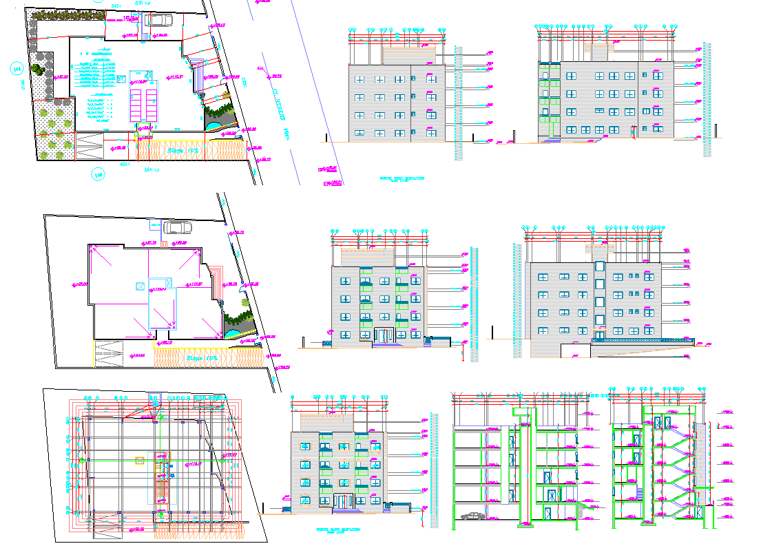 Apartment Project dwg file