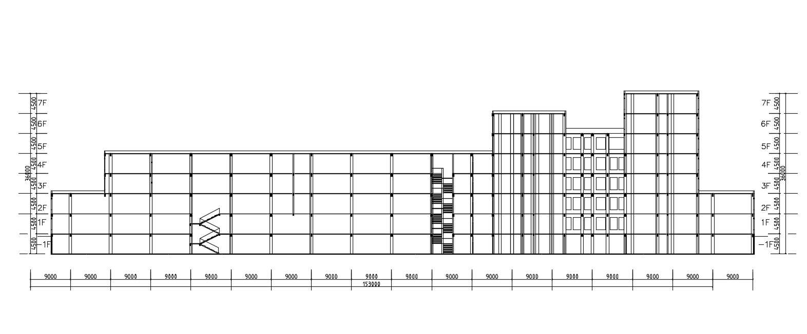 Apartment Section CAD Drawing Free Download 