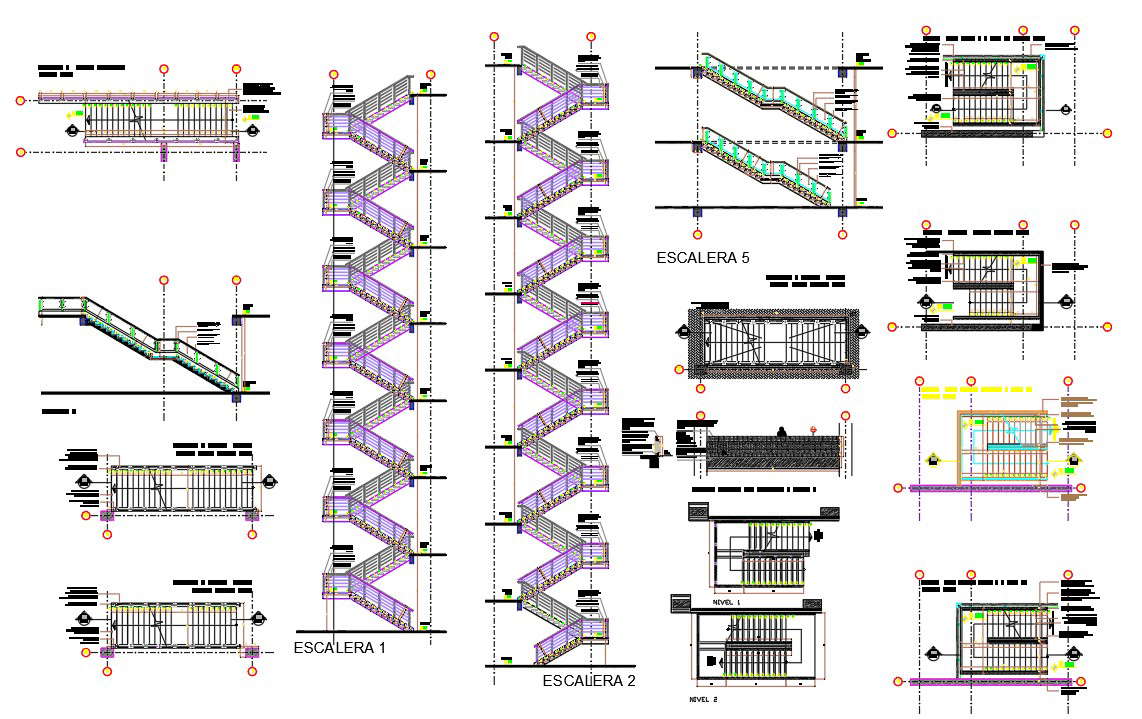 Apartment Staircase Drawing