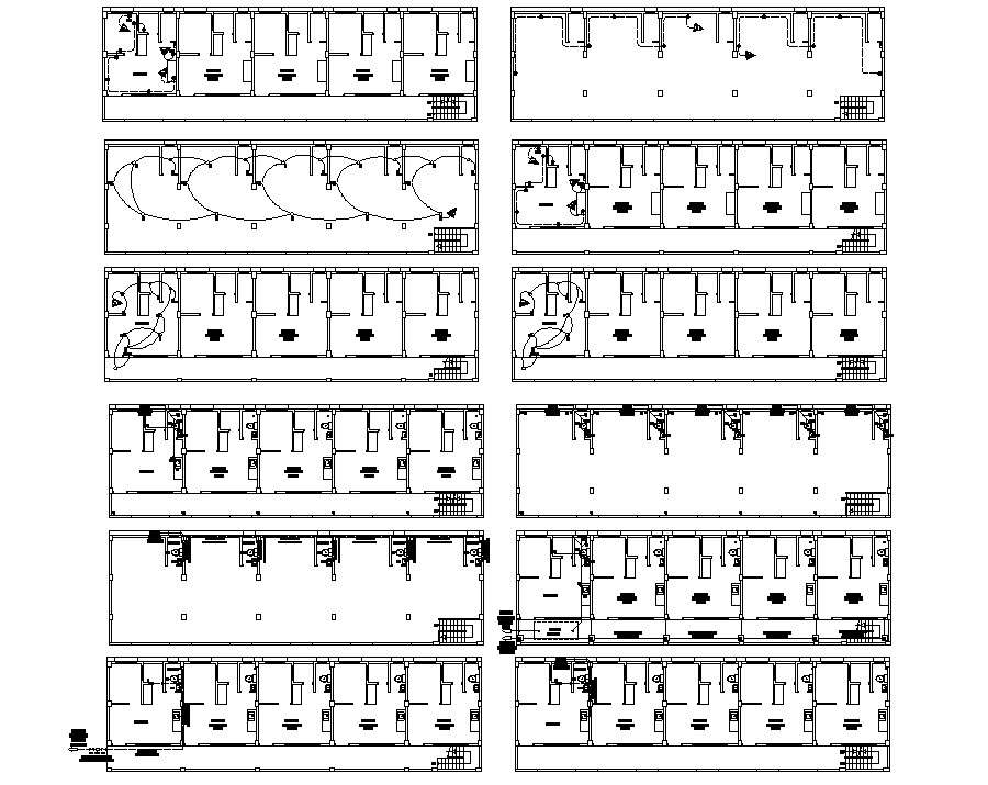 Apartment Working Plan DWG File