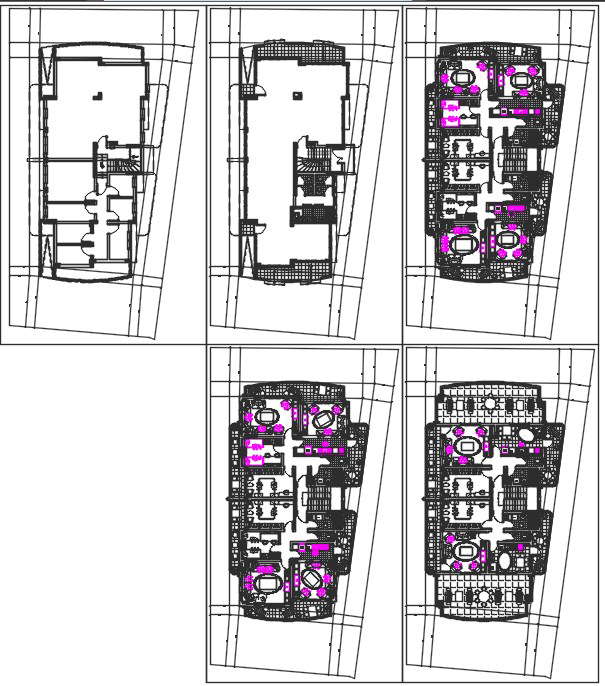 Apartment plan dwg