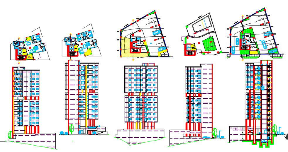 Apartment tower 10 storey