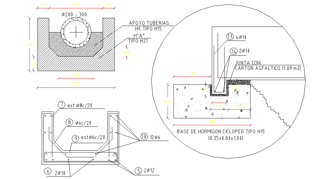 Aqueduct bridge plan layout file