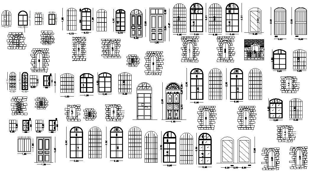 Arch Door Blocks 