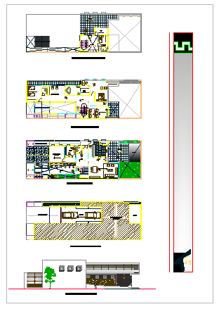 Architect based House project for music_design drawing 