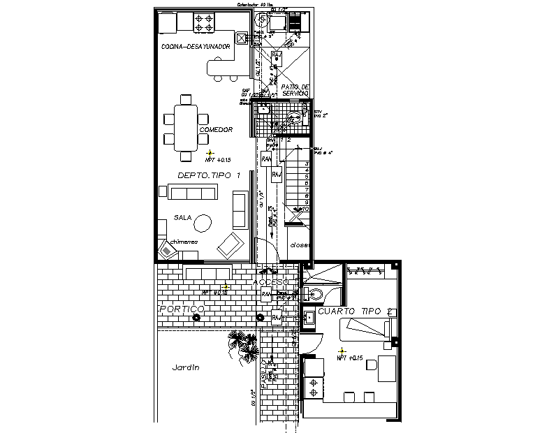 Architect home plan detail