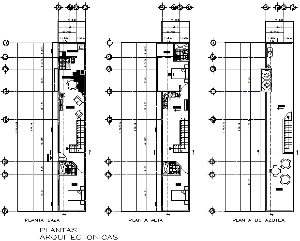 Architect plan detail dwg file