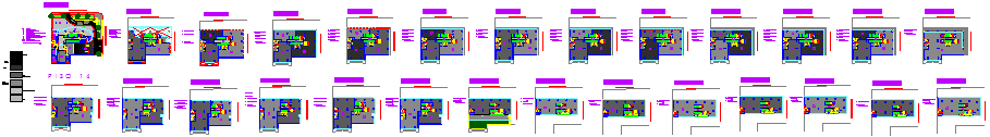 Architectural  corporate building design drawing
