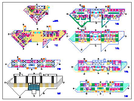 Architectural Hospital design drawing