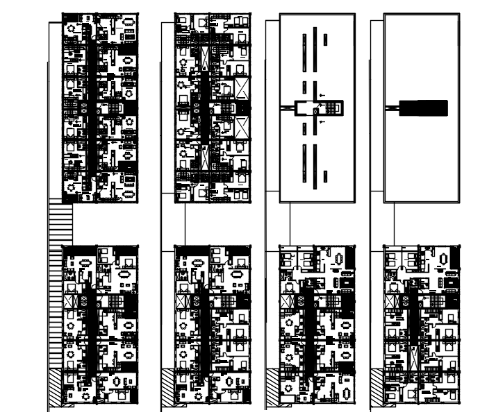 Residential House Architectural Design In AutoCAD File