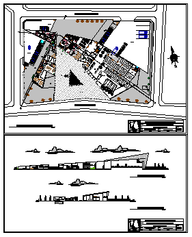 Architectural dairy plant design drawing