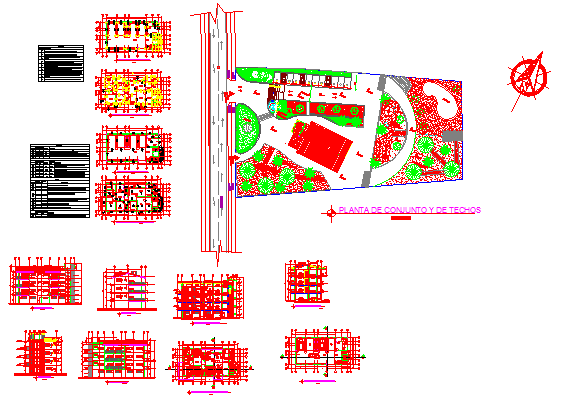 Architectural high rise building design drawing