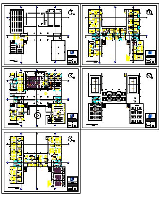 Architectural layout of court design drawing