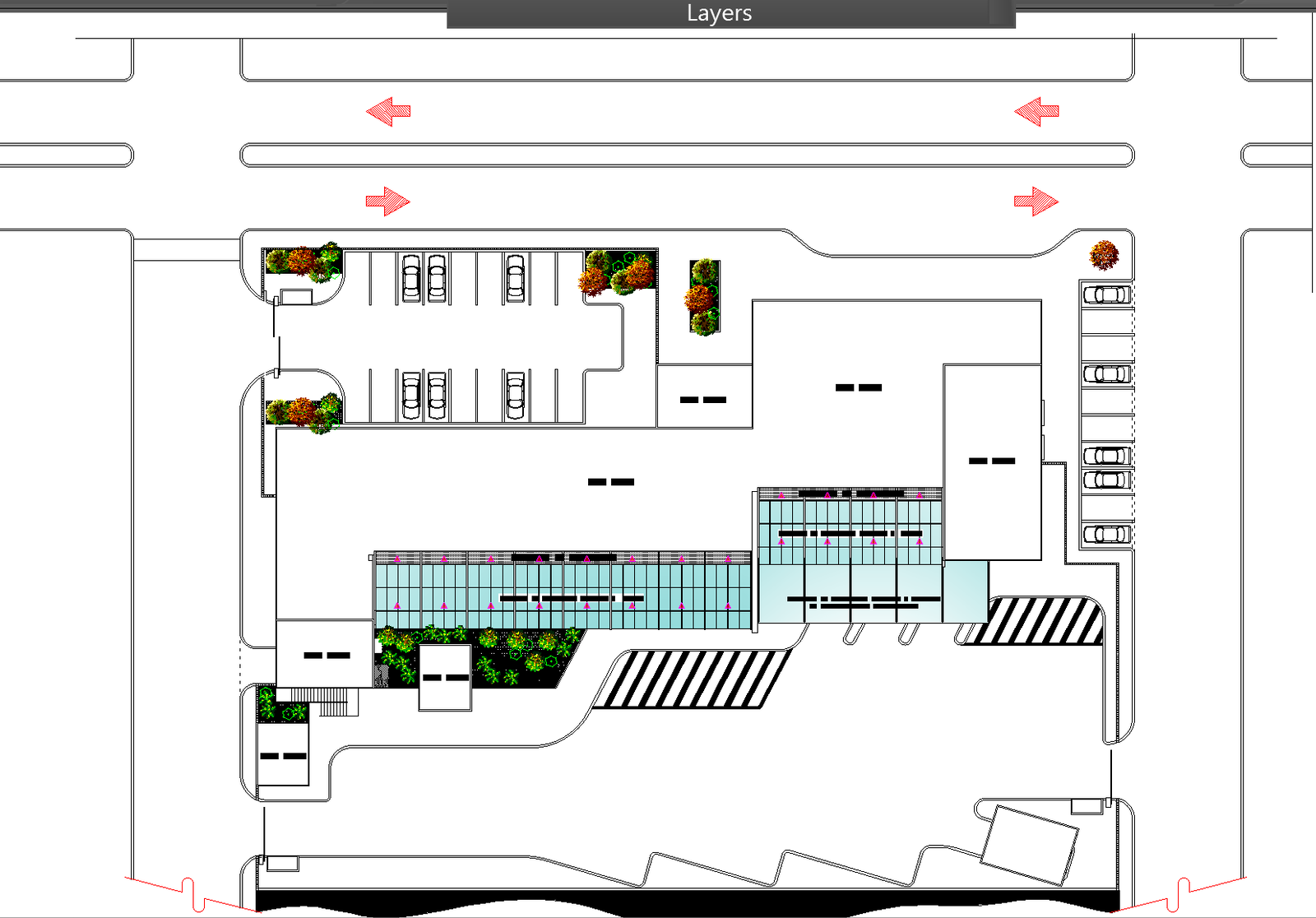 Architectural plan detailed drawing plan detail dwg file.