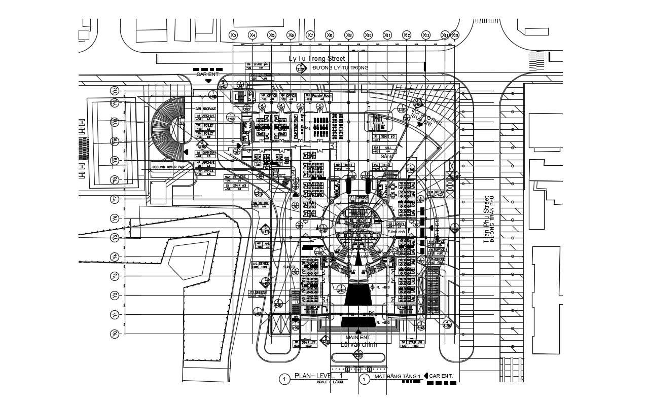 Architecture Office Floor Plan AutoCAD File