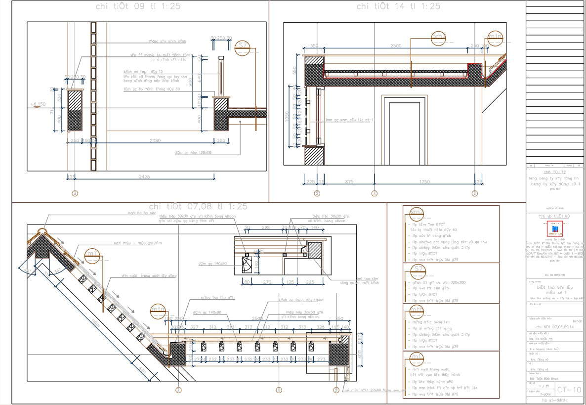 House Slab Construction Details and Section in DWG File 