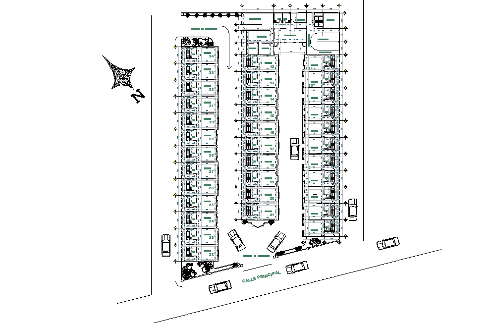 Auto hotel motel planning layout file