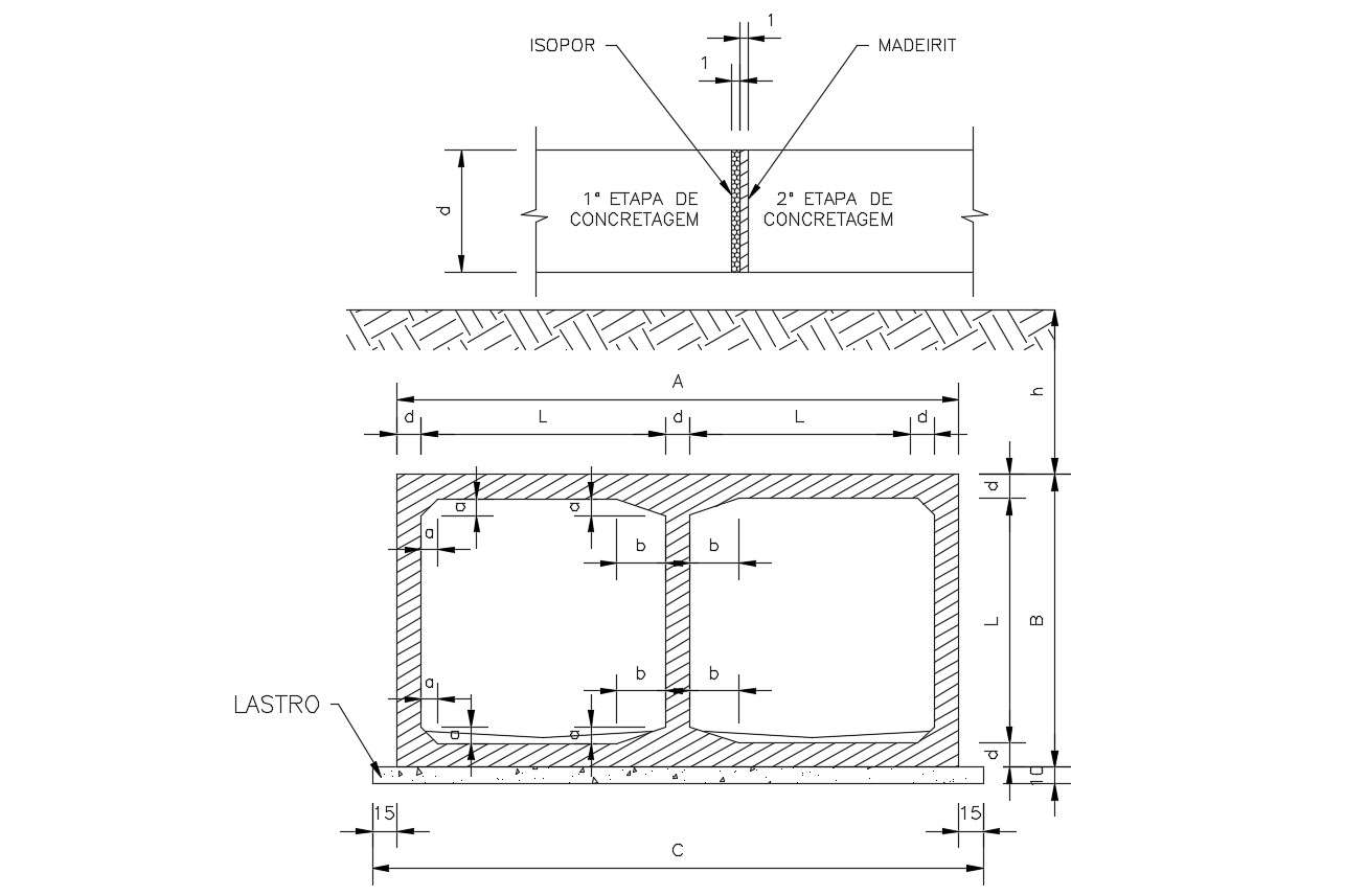 AutoCAD Structure Drawing Of Water Tank design