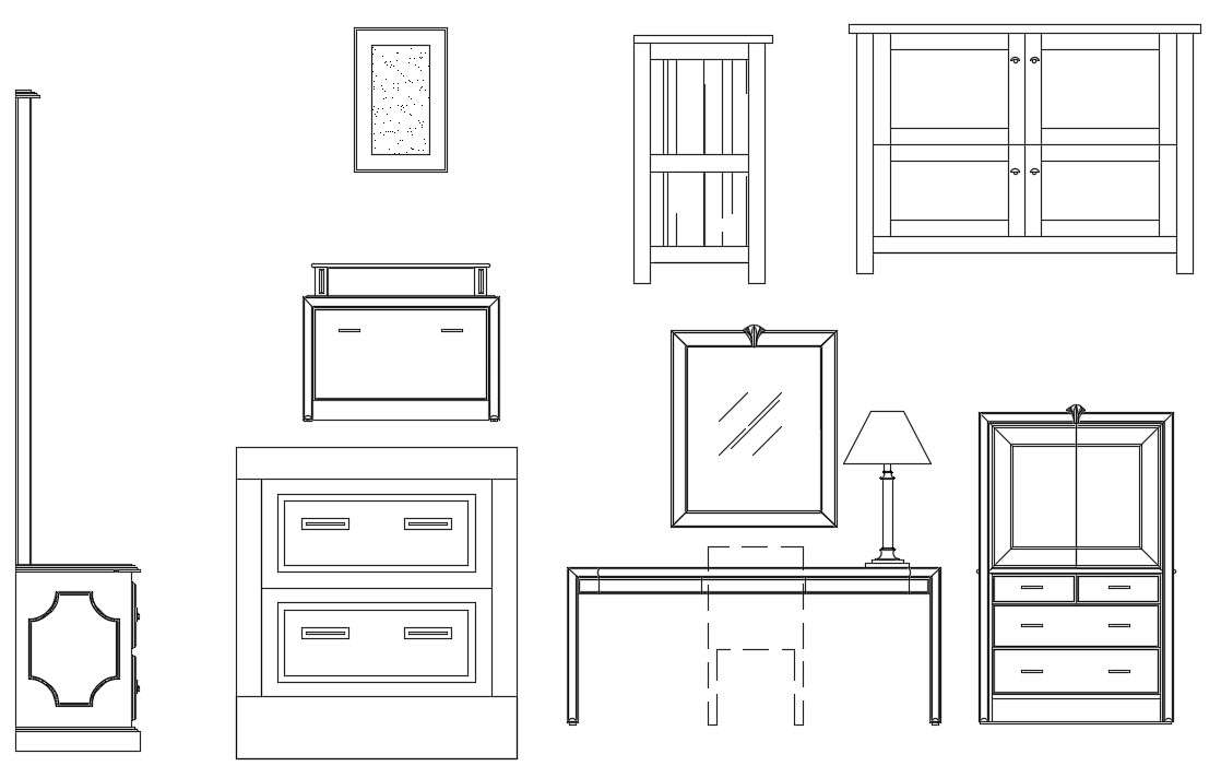 AutoCAD Furniture Free CAD Blocks Download
