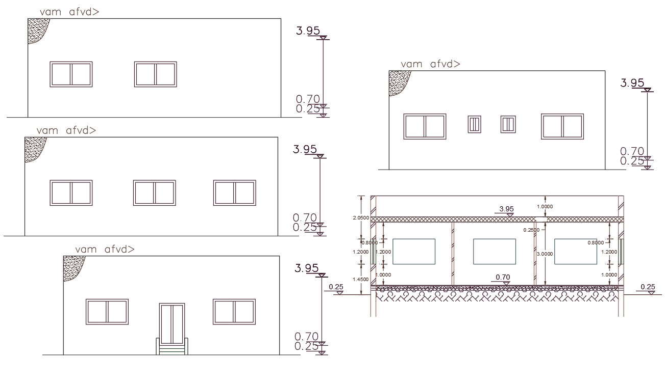 AutoCAD House Building Free Download DWG File
